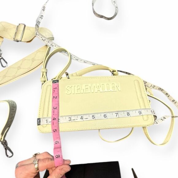 STEVE MADDEN Women’s Yellow Bevelyn Crossbody Bag - Picture 6 of 7